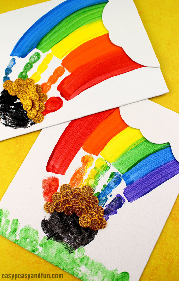 Best ideas about Rainbow Artwork For Preschoolers
. Save or Pin St Patrick s Day Handprint Rainbow Art Easy Peasy and Fun Now.