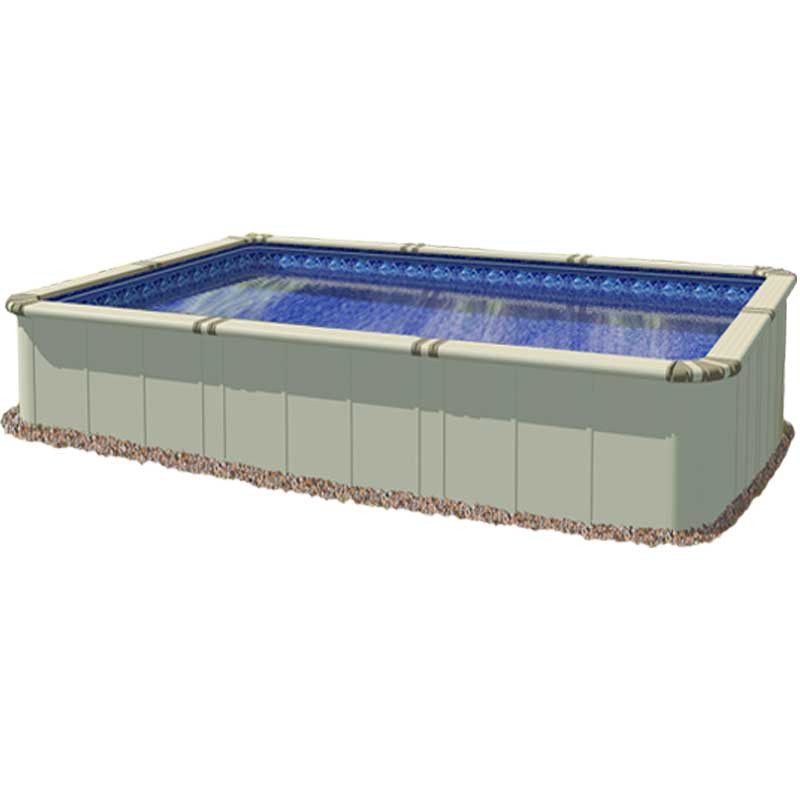Best ideas about Rectangle Above Ground Pool
. Save or Pin EZ Panel Grand 52" Aluminum Ground Swimming Pool Now.