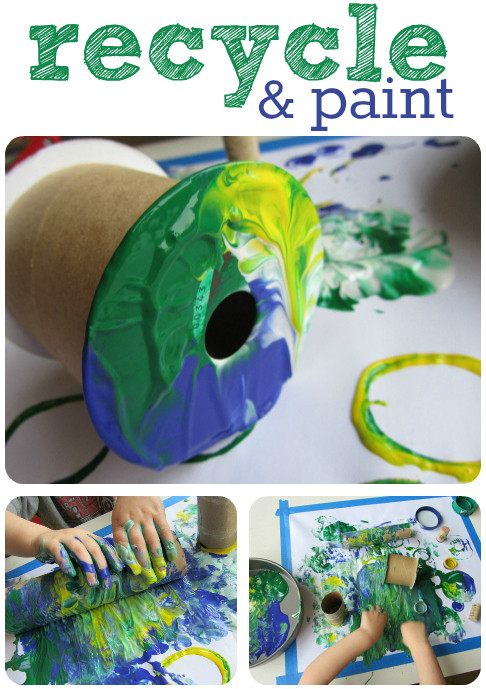 Best ideas about Recycling Craft For Preschoolers
. Save or Pin Recycled Art For Earth Day No Time For Flash Cards Now.