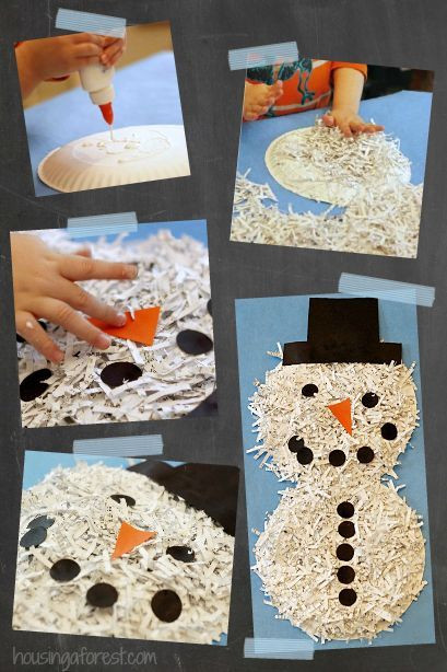 Best ideas about Recycling Craft For Preschoolers
. Save or Pin Shredded Paper snowman simple recycled craft for kids Now.