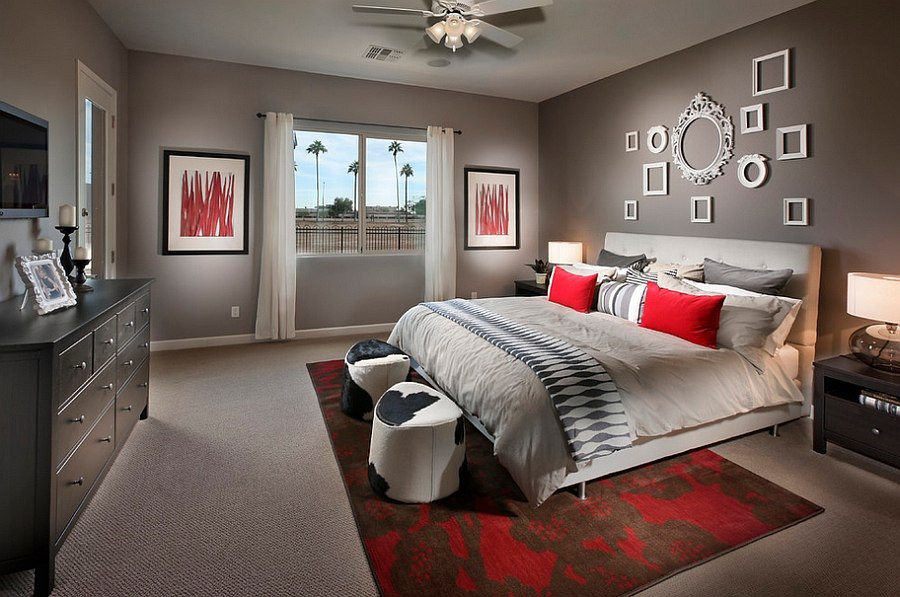 Best ideas about Red Bedroom Ideas
. Save or Pin Polished Passion 19 Dashing Bedrooms in Red and Gray Now.