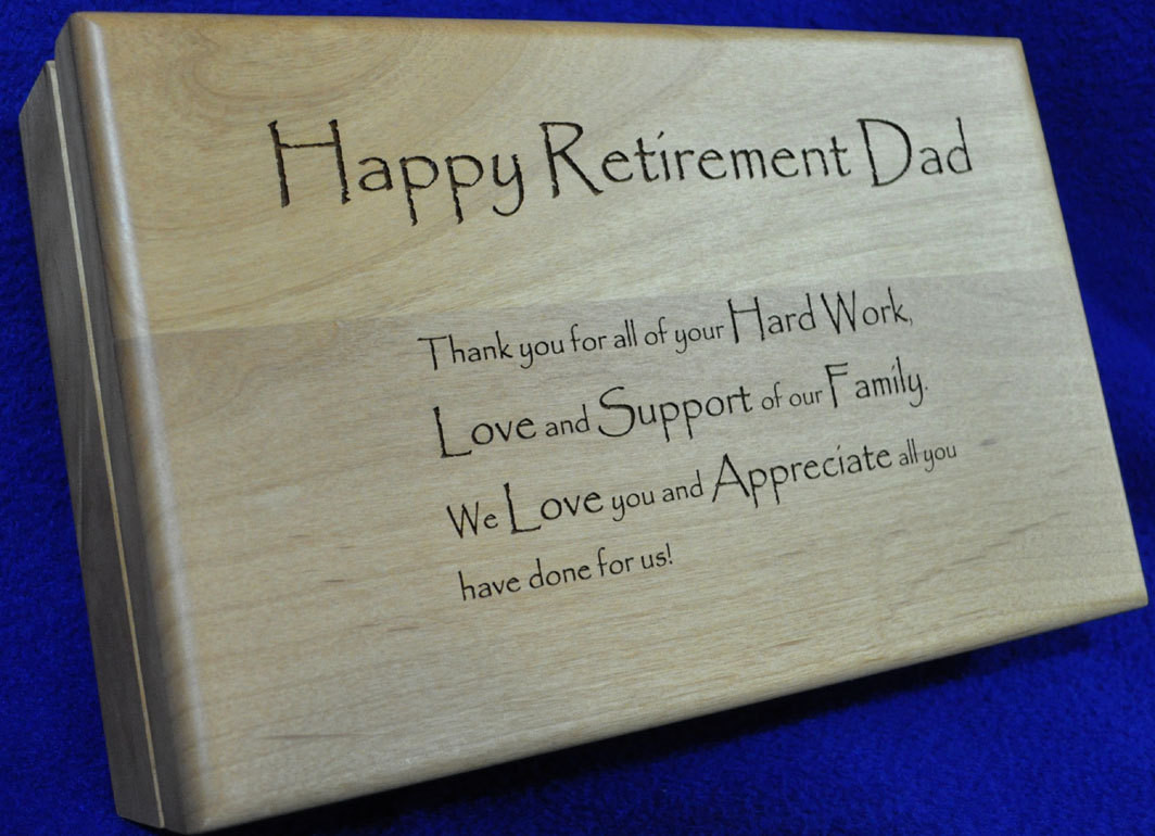 Best ideas about Retirement Gift Ideas For Dad
. Save or Pin Retirement Gift Retirement Gift For Dad Engraved Wood Now.