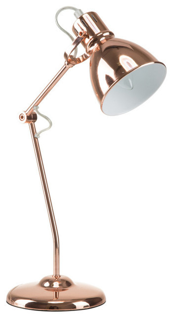 Best ideas about Rose Gold Desk Lamp
. Save or Pin Euro Style Collection Lyon 18" Metal Finish Modern Table Now.