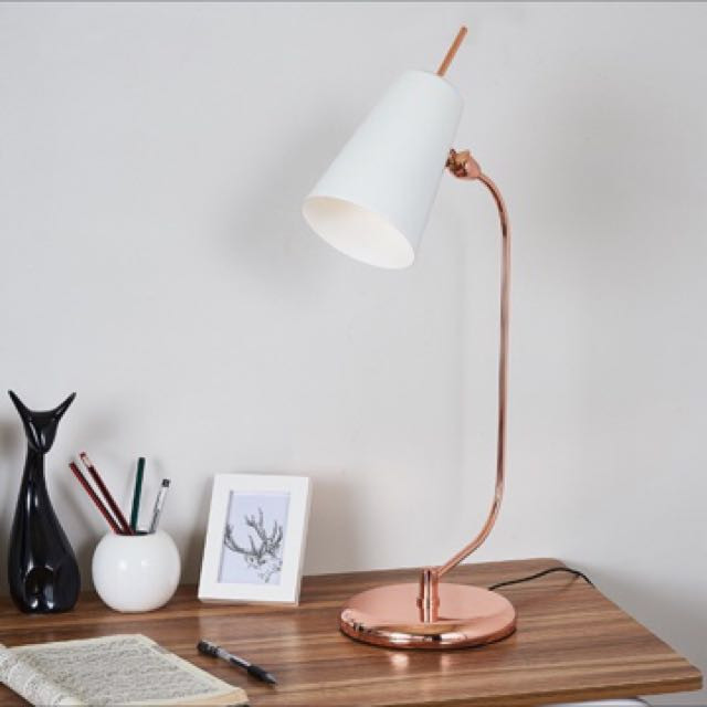 Best ideas about Rose Gold Desk Lamp
. Save or Pin Luxe Rose Gold Natural Marble Desk Study fice Table Lamp Now.