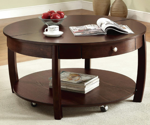 Best ideas about Round Lift Top Coffee Table
. Save or Pin Dining room chairs with wheels country industrial kitchen Now.