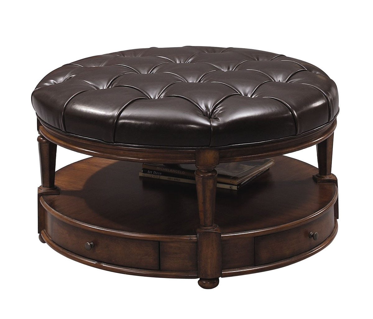 Best ideas about Round Ottoman Coffee Table
. Save or Pin Coffee Tables Ideas Best round leather ottoman coffee Now.