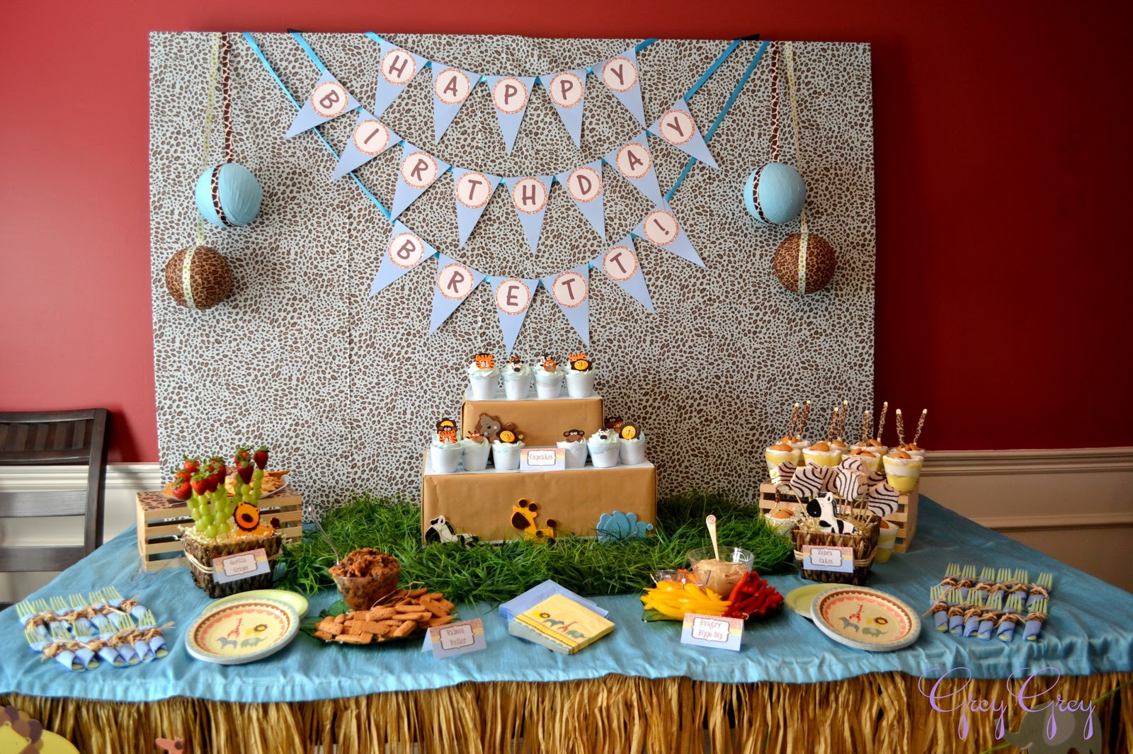 Best ideas about Safari Birthday Decorations
. Save or Pin Jungle Safari Birthday Party Now.