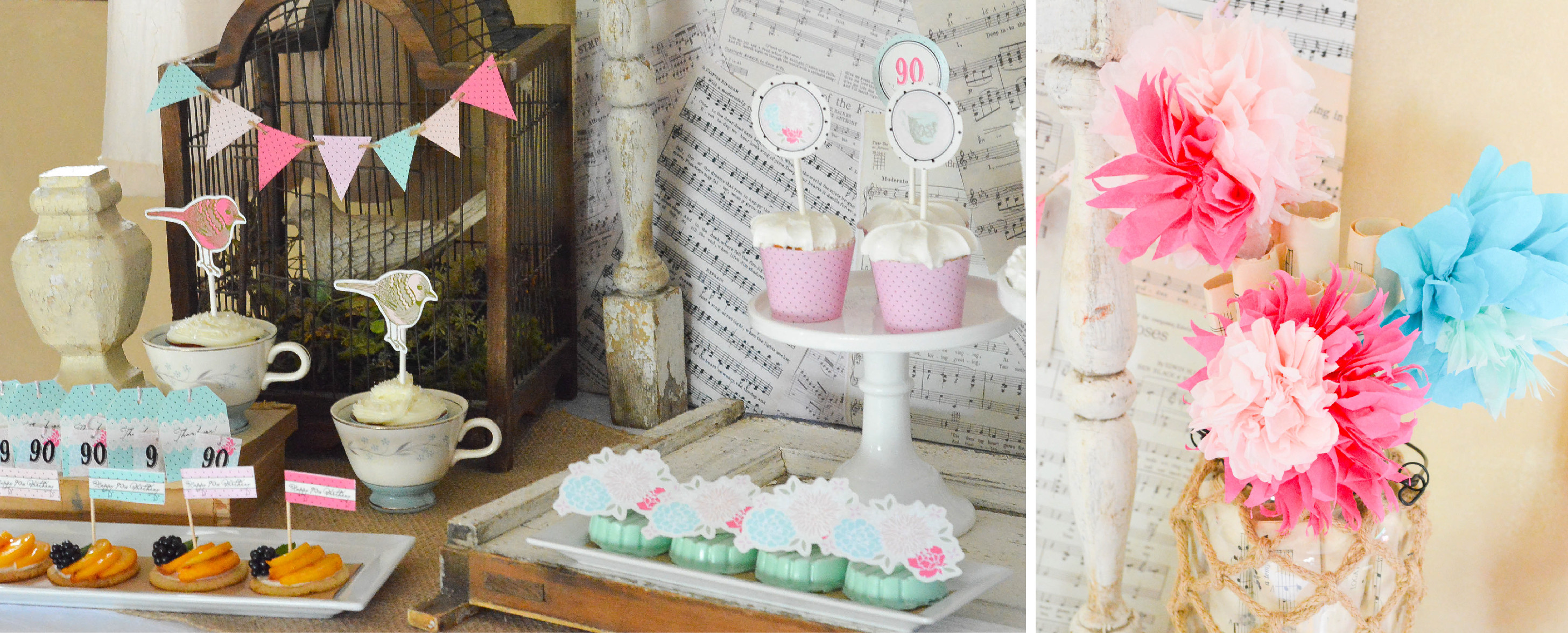 Best ideas about Shabby Chic Birthday Party
. Save or Pin A Shabby Chic Vintage Rose 90th Birthday Celebration Now.