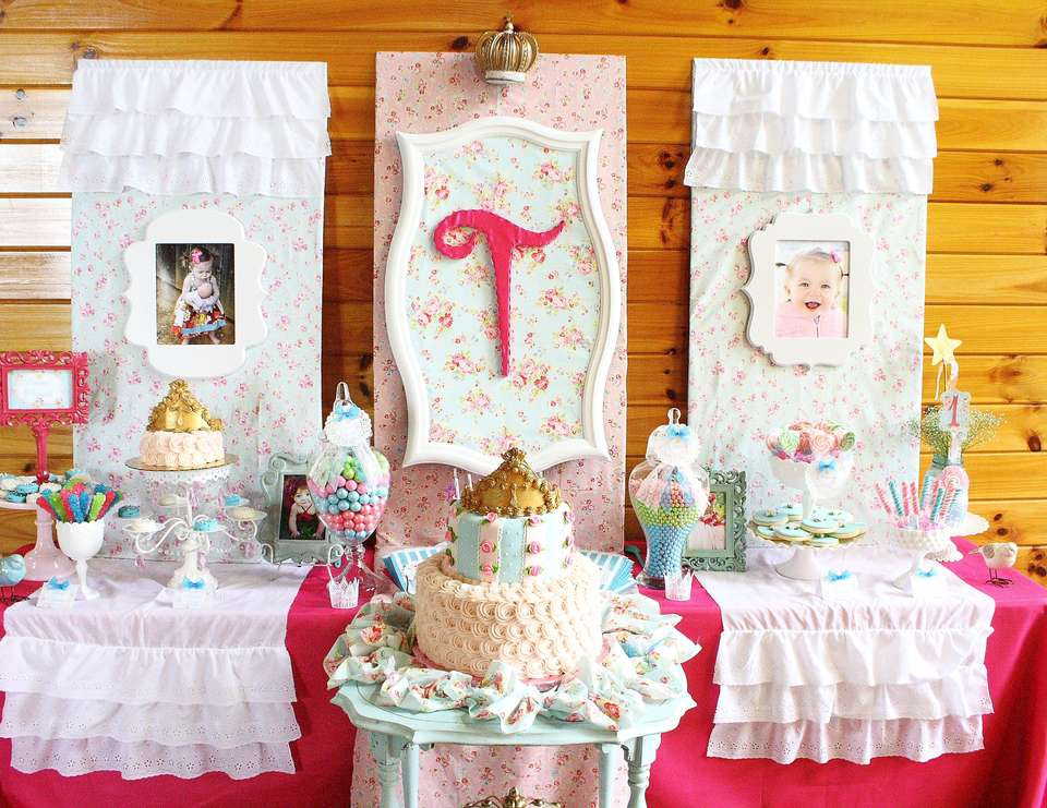 Best ideas about Shabby Chic Birthday Party
. Save or Pin Princess Birthday "Shabby Chic Baby Princess 1st Now.