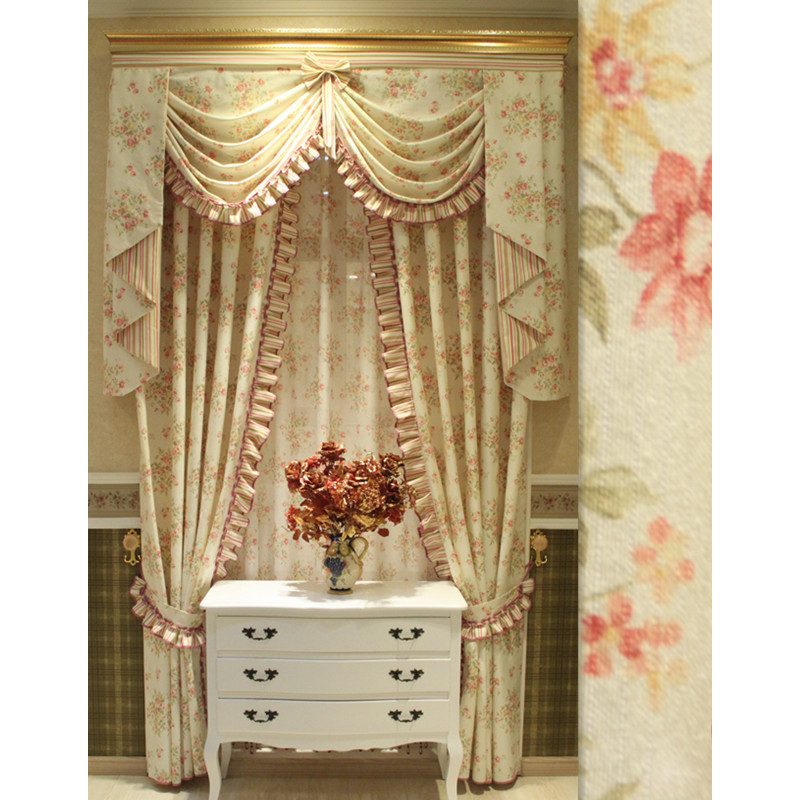 Best ideas about Shabby Chic Curtains
. Save or Pin Thick Floral Light Beige Shabby Chic Curtains Now.