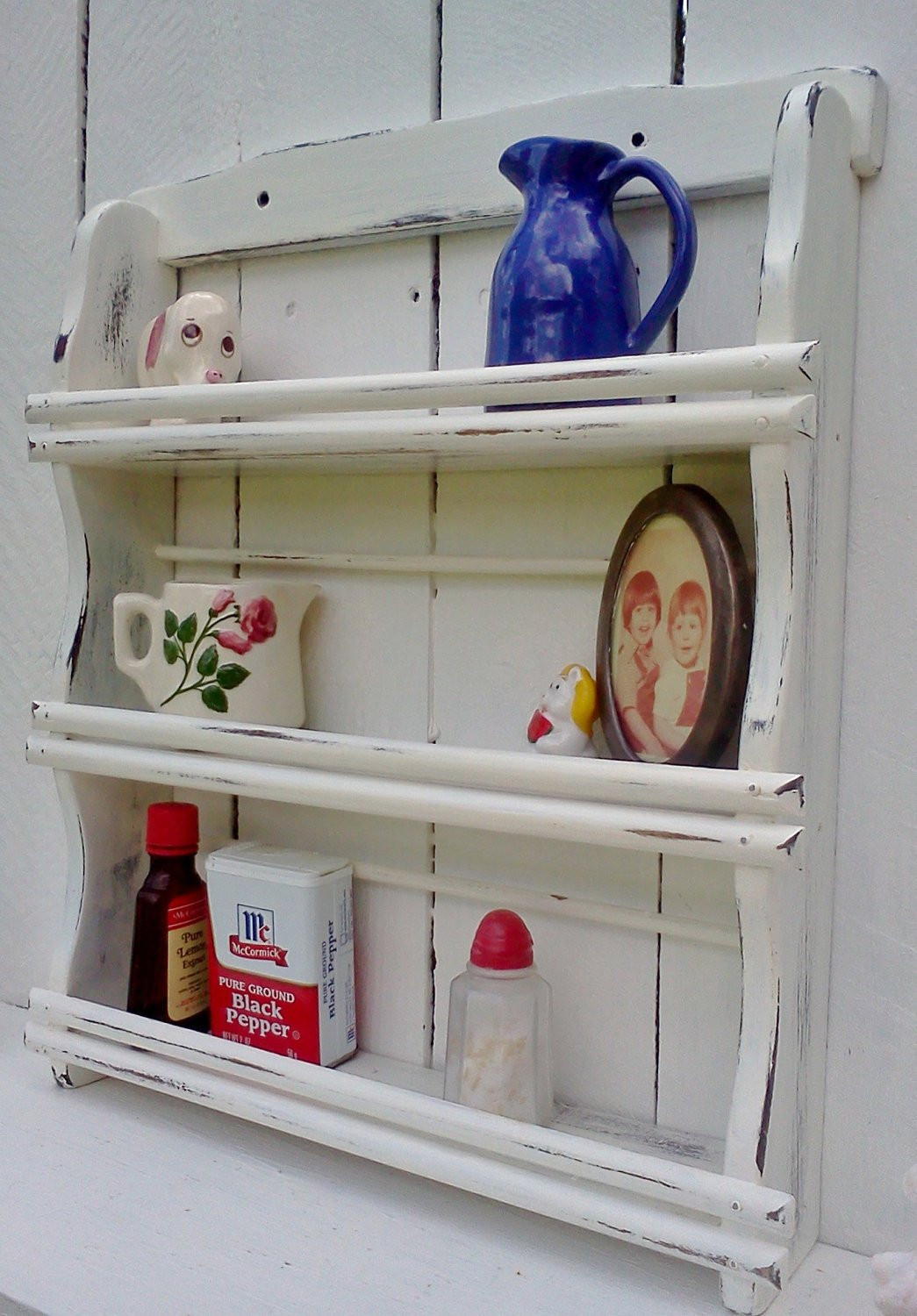 Best ideas about Shabby Chic Shelves
. Save or Pin Shabby Chic Shelves Beach Cottage Chippy White Paint Upcylcled Now.