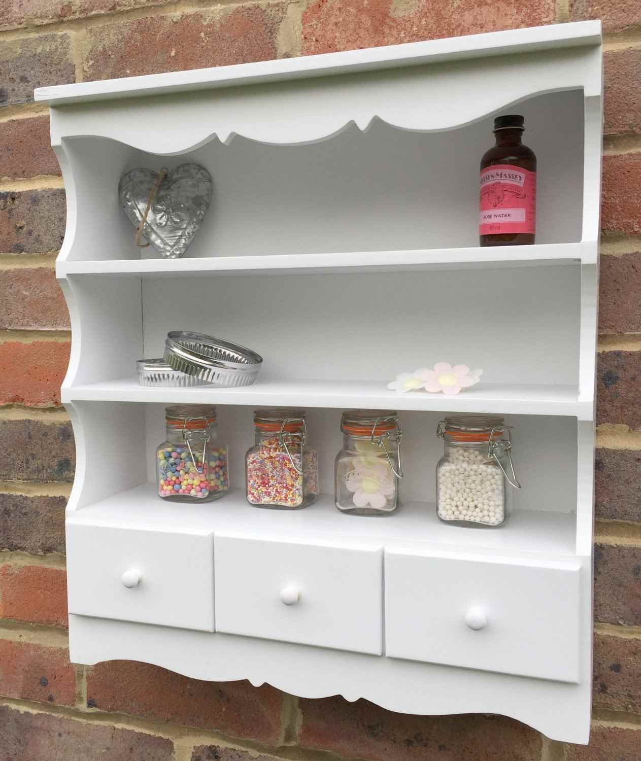 Best ideas about Shabby Chic Shelves
. Save or Pin Pretty ivory wall shelving unit The Shabby Chic Guru Now.