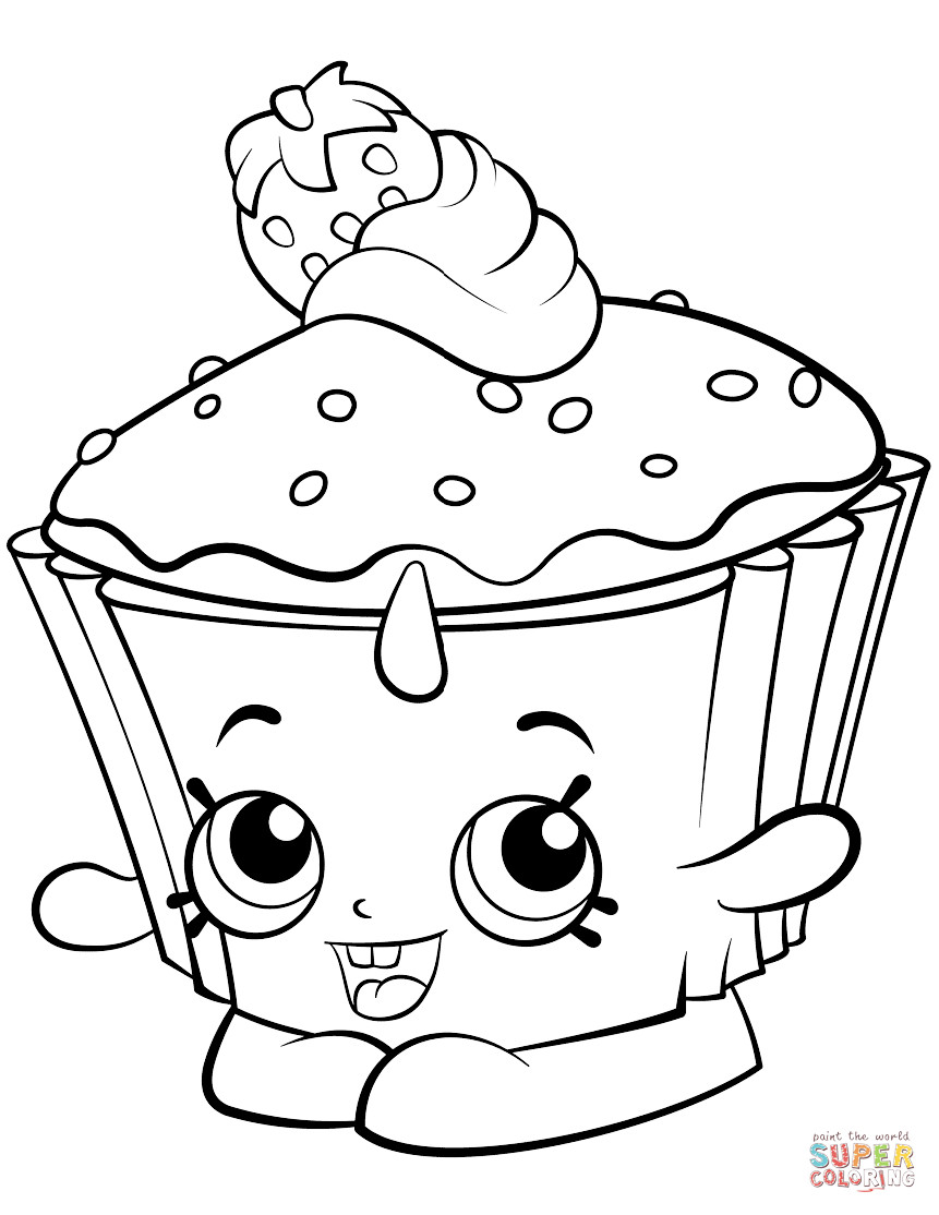 Best ideas about Shopkin Cupcake Princess Coloring Sheets For Kids
. Save or Pin Cupcake Chic Shopkin coloring page Now.