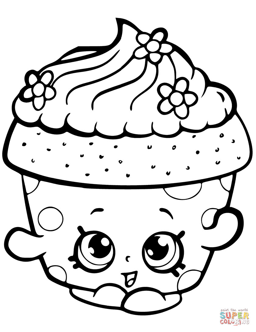 Best ideas about Shopkin Cupcake Princess Coloring Sheets For Kids
. Save or Pin Cupcake Petal Shopkin coloring page Now.