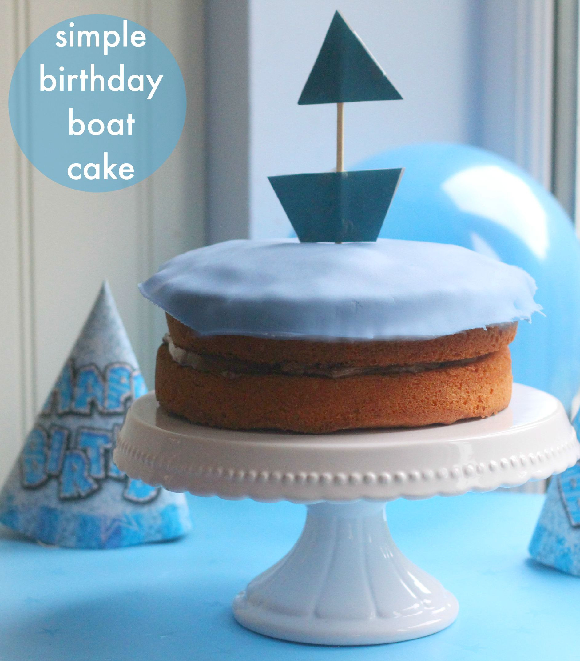 Best ideas about Simple Birthday Cake Recipies
. Save or Pin Simple Birthday Boat Cake mummy mishaps Now.