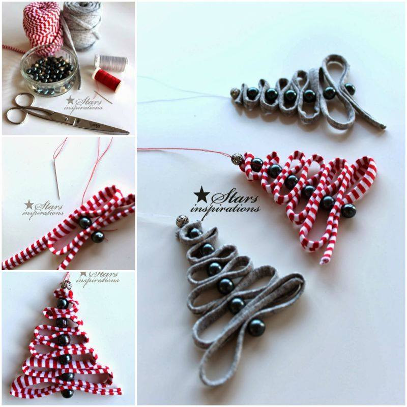 Best ideas about Simple DIY Christmas Decorations
. Save or Pin Wonderful DIY Ribbon Beads Christmas Tree Now.