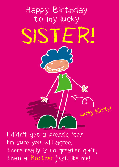 Best ideas about Sisters Birthday Funny
. Save or Pin The gallery for Funny Birthday Cards Sister Now.