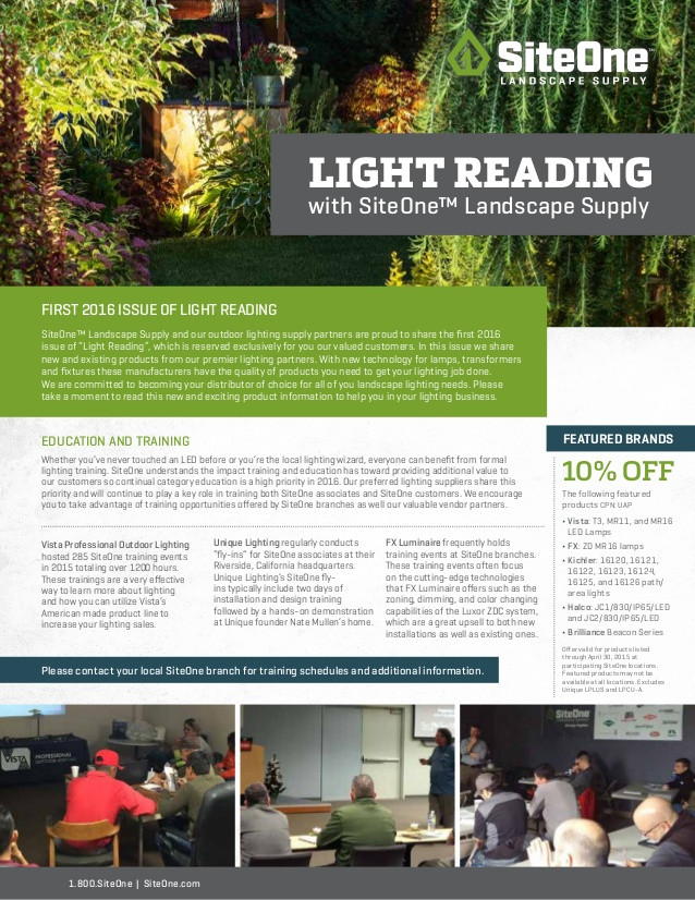 Best ideas about Site One Landscape Supply
. Save or Pin Site e Landscape Lighting Newsletter Now.