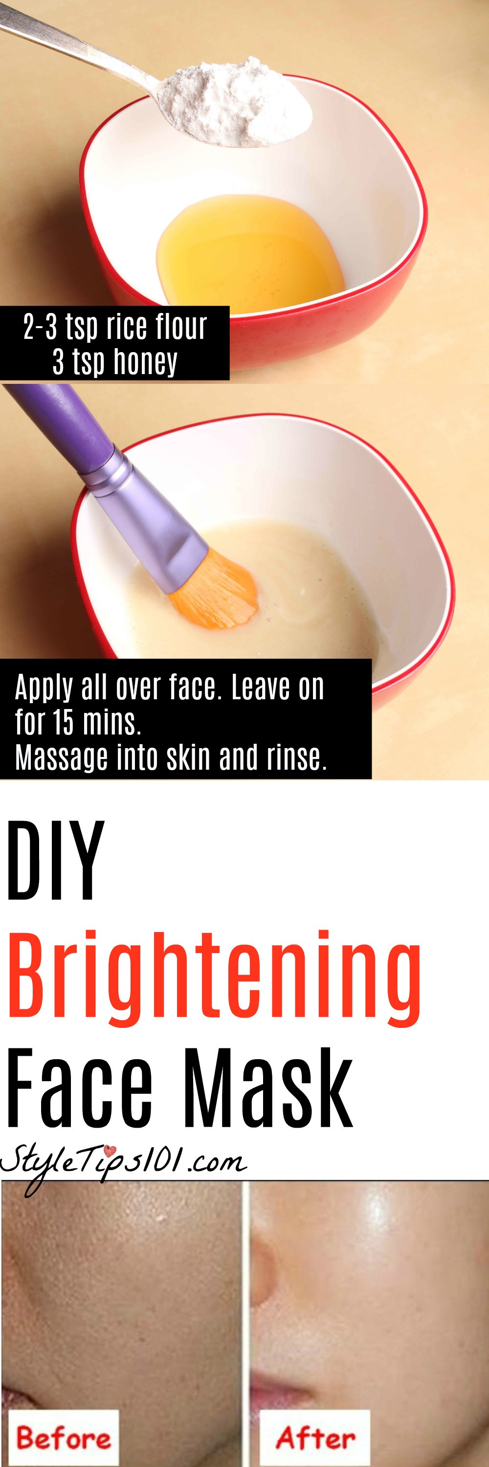 Best ideas about Skin Brightening Mask DIY
. Save or Pin DIY Face Brightening Mask With Rice Flour and Honey Now.