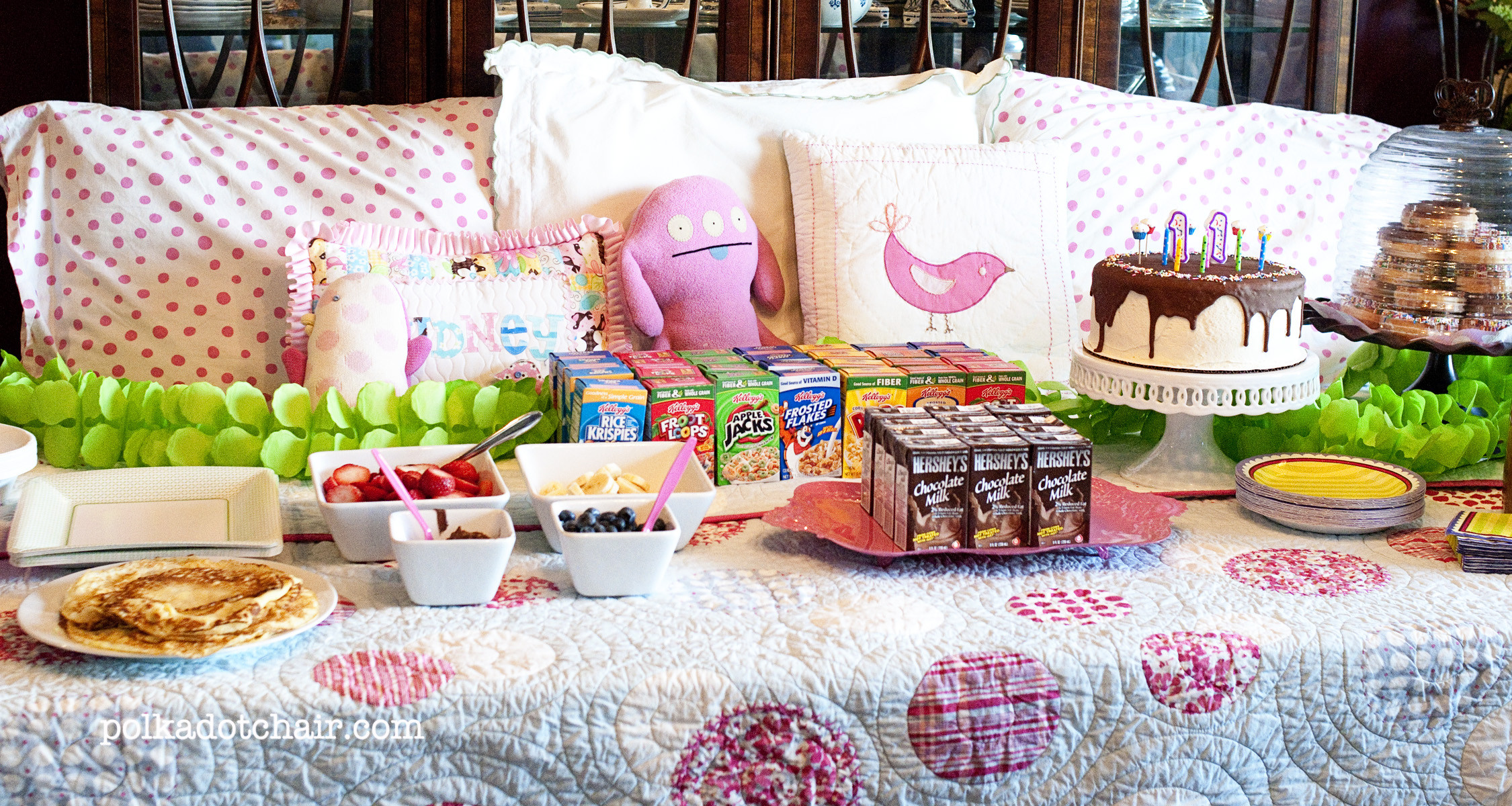 Best ideas about Sleepover Birthday Party
. Save or Pin Simple "un" Slumber Party The Polkadot Chair Now.