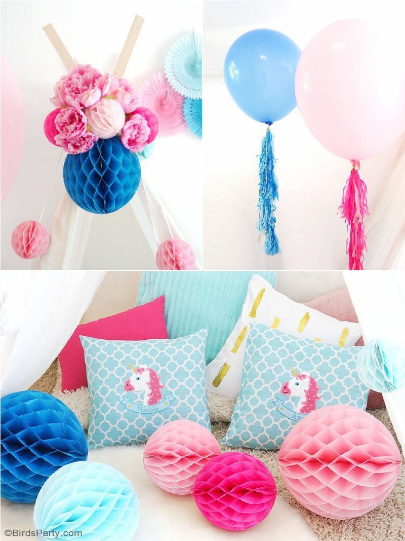 Best ideas about Sleepover Birthday Party
. Save or Pin My Daughter s Unicorn Birthday Slumber Party Party Ideas Now.