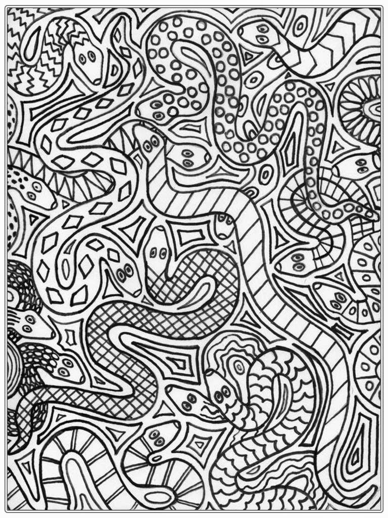 Best ideas about Snake Coloring Pages For Adults
. Save or Pin Printable Adult Coloring Pages Snake Now.