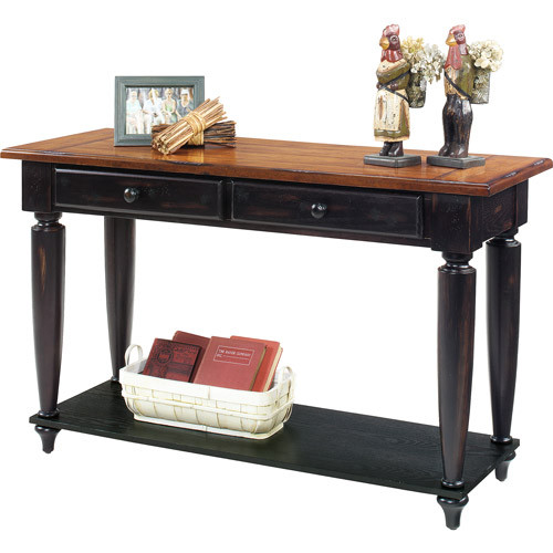 Best ideas about Sofa Table Walmart
. Save or Pin Country Vista Sofa Console Table Antique Black and Oak Now.