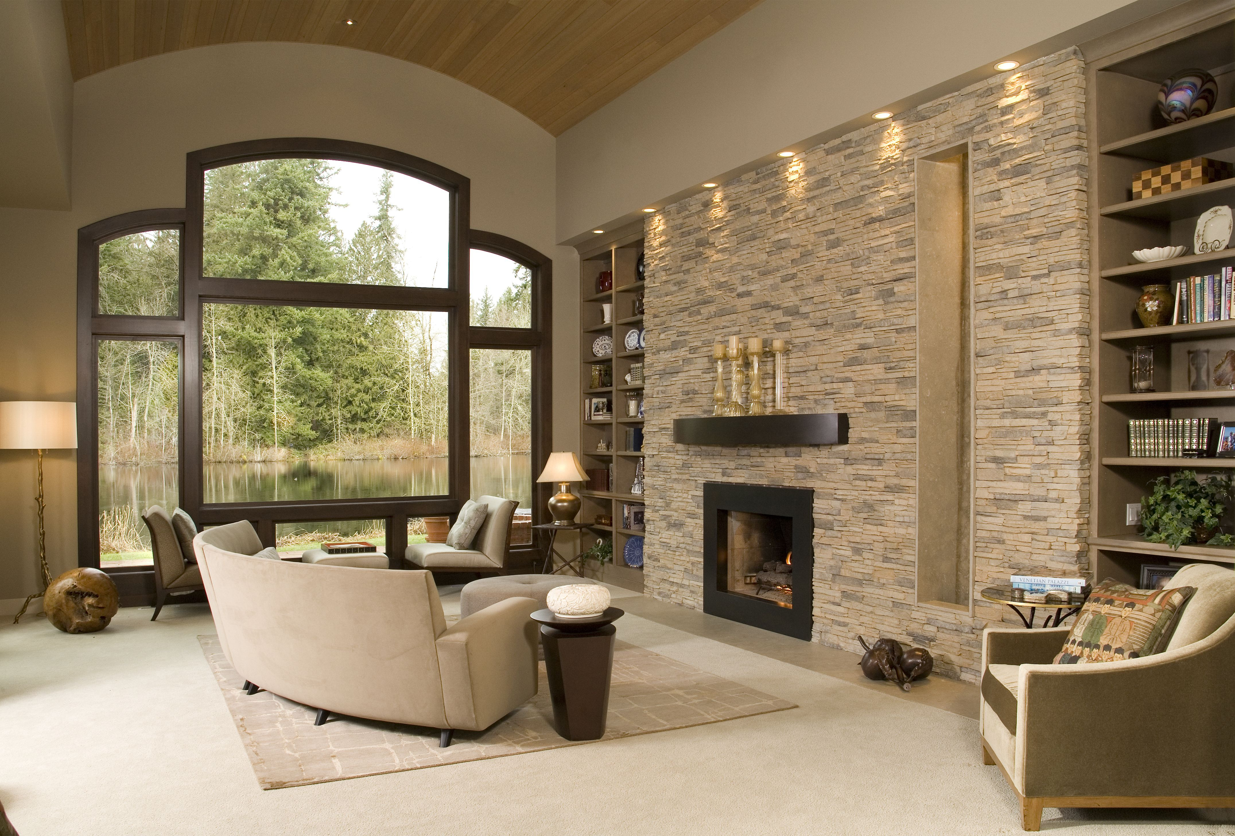 Best ideas about Stacked Stone Accent Wall
. Save or Pin Eldorado Stone Accent Wall Alderwood Stacked Stone Now.