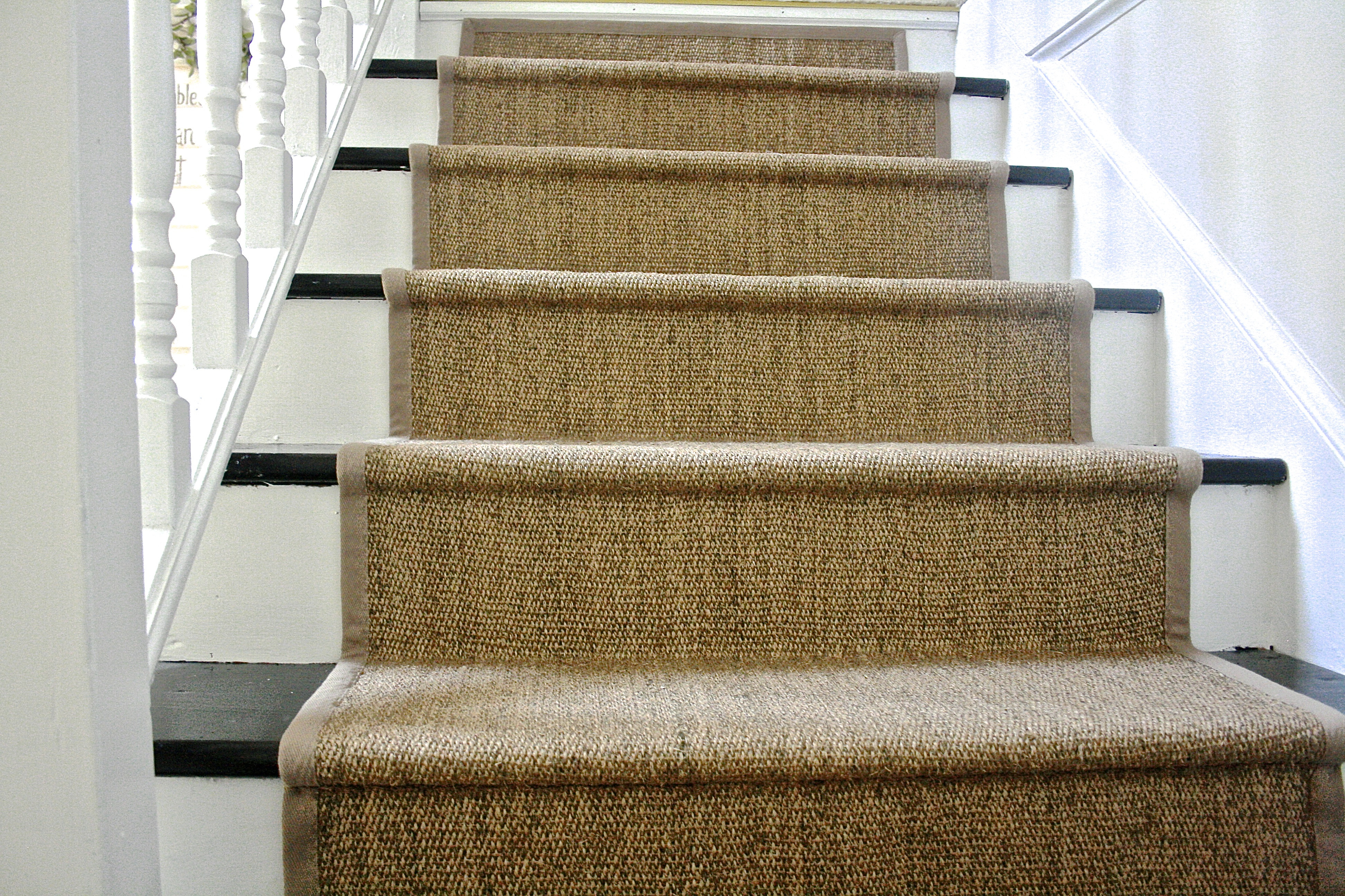 Best ideas about Staircase Rug Runners
. Save or Pin DIY Ikea Jute Rug Stair Runner What Emily Does Now.