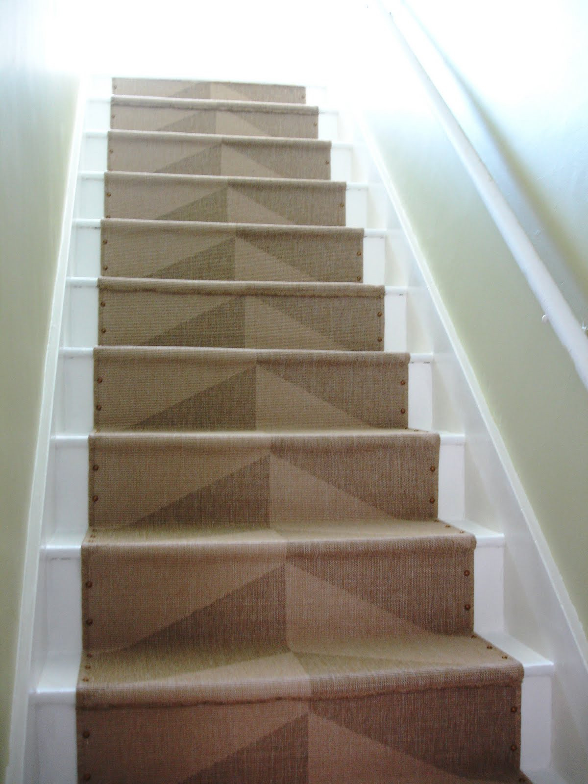 Best ideas about Staircase Rug Runners
. Save or Pin loft & cottage diy nailhead stair runner Now.