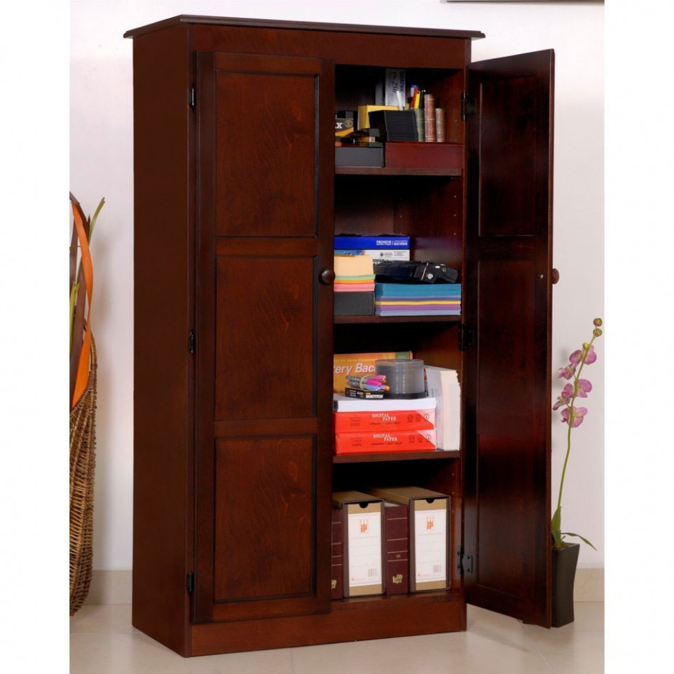 Best ideas about Storage Cabinets Wooden
. Save or Pin Dark Wood Storage Cabinet Home Furniture Design Now.