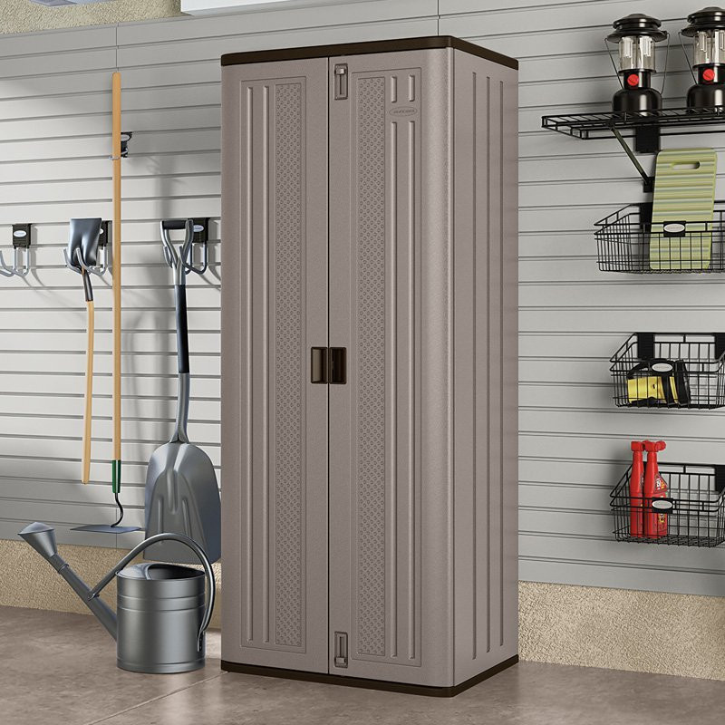 Best ideas about Suncast Storage Cabinet
. Save or Pin Suncast Tall Storage Cabinet Garage Cabinets at Hayneedle Now.