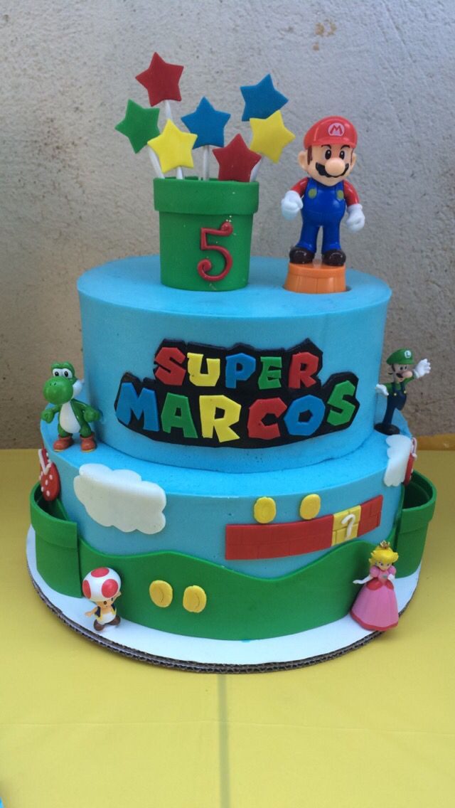 Best ideas about Super Mario Birthday Cake
. Save or Pin Super Mario birthday cake Now.