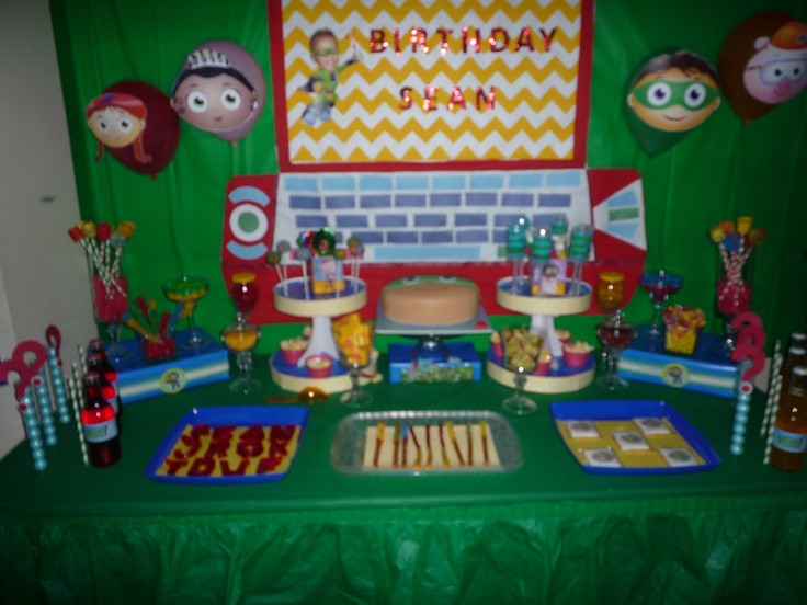 Best ideas about Superwhy Birthday Party
. Save or Pin Super Why Dessert Table Jonah s Birthday Now.