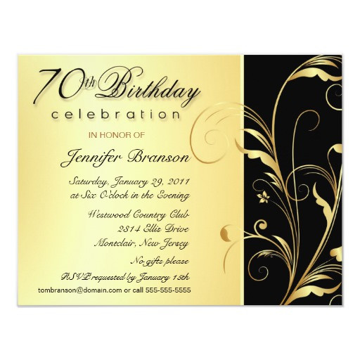 Best ideas about Surprise 70th Birthday Invitations
. Save or Pin 70th Birthday Surprise Party Invitations Now.
