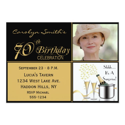 Best ideas about Surprise 70th Birthday Invitations
. Save or Pin Surprise 70th Birthday Party Invitations Now.