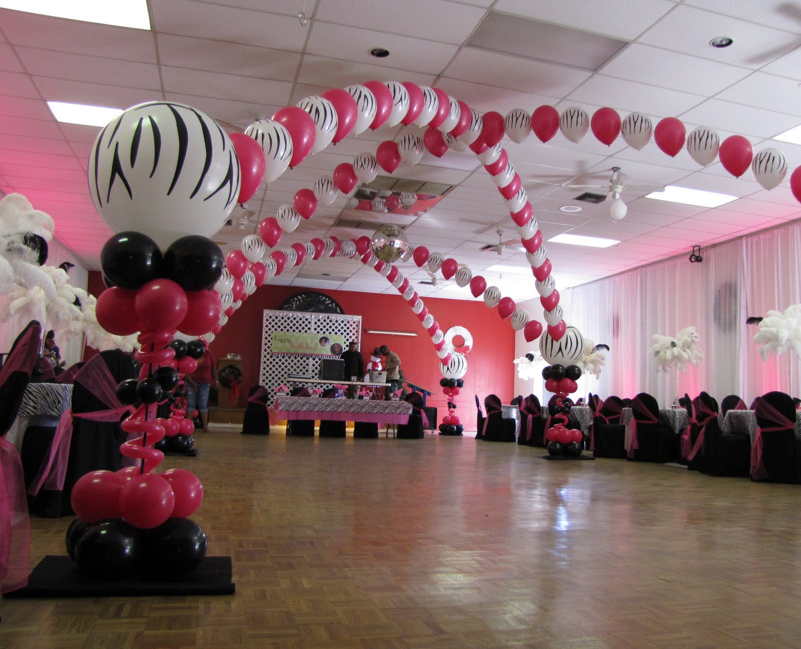 Best ideas about Sweet 16th Birthday Decorations
. Save or Pin Party People Event Decorating pany Zebra Sweet 16 Now.