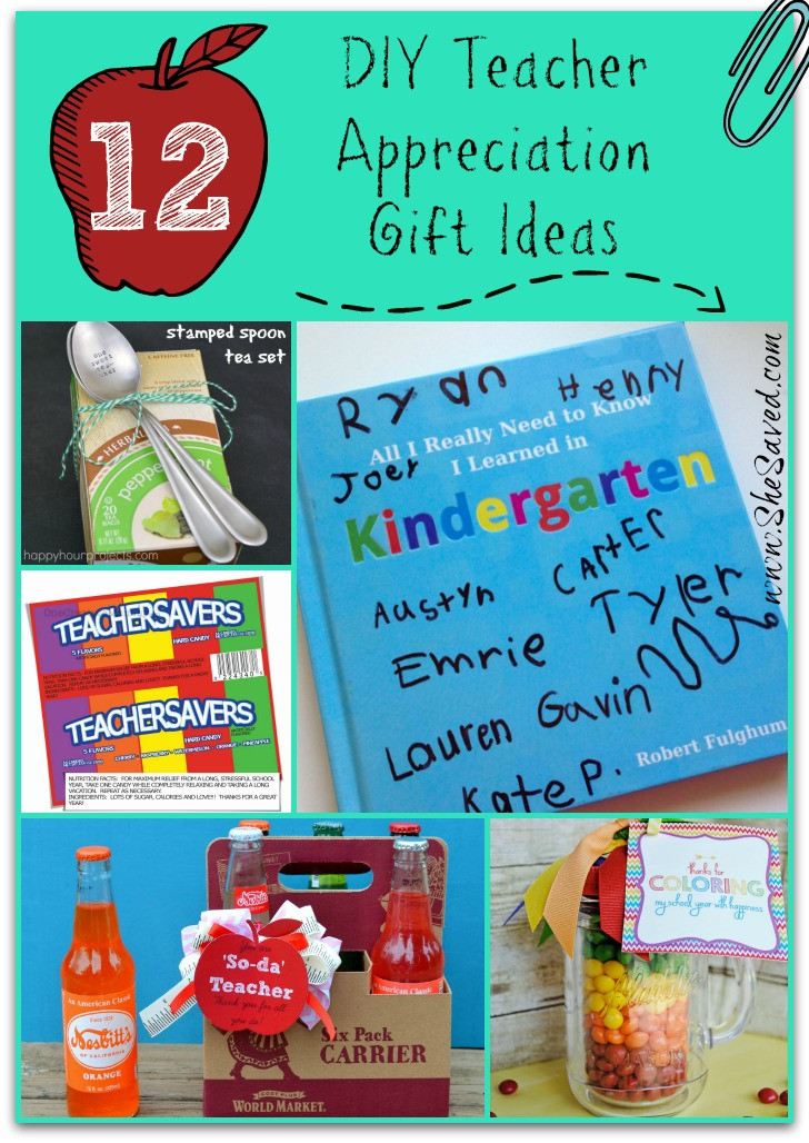 Best ideas about Teacher Appreciation Gifts DIY
. Save or Pin 12 DIY Teacher Appreciation Gift Ideas SheSaved Now.