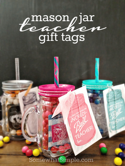 Best ideas about Teacher Birthday Gift Ideas
. Save or Pin Free Mason Jar Teacher Gift Tags Now.