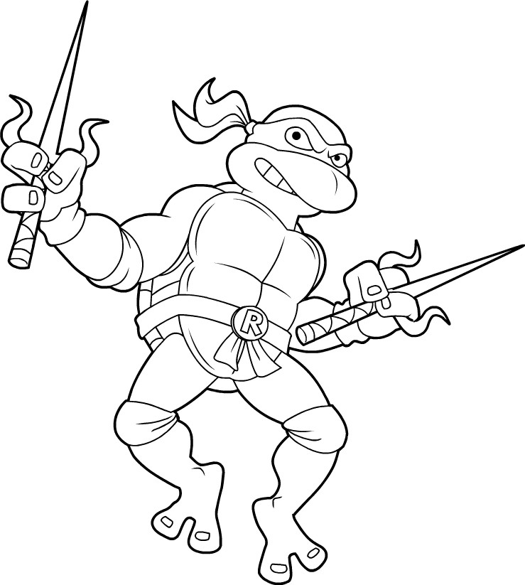 Best ideas about Tmnt Raph Coloring Pages For Boys
. Save or Pin Springfield Punx TMNT Raphael Coloring Page Now.