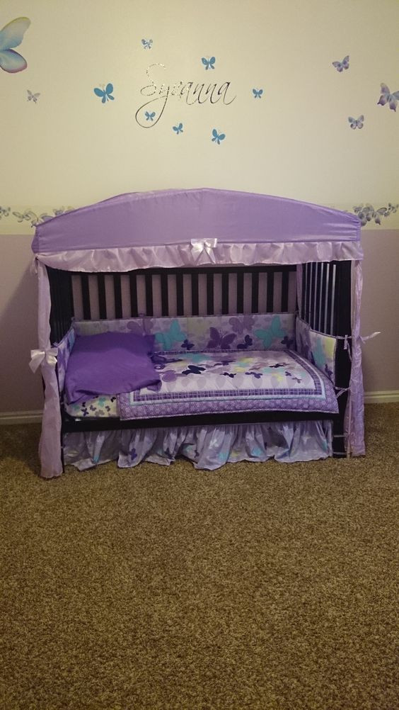 Best ideas about Toddler Bed Canopy DIY
. Save or Pin Toddler bed converted from crib Found the cute canopy at Now.