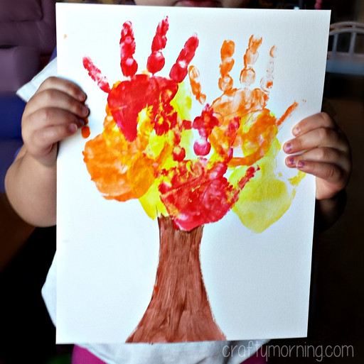 Best ideas about Toddler Fall Craft Ideas
. Save or Pin Kids Handprint Fall Tree Craft Crafty Morning Now.