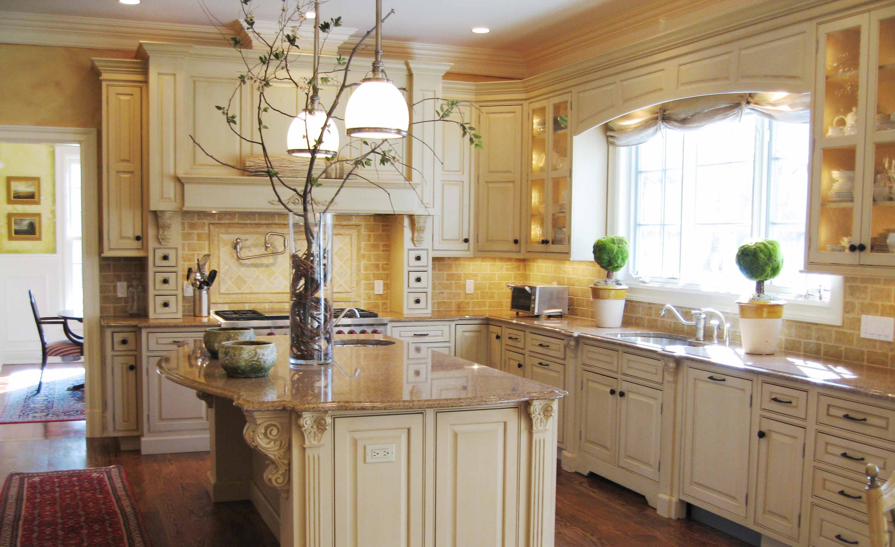 Best ideas about Tuscan Kitchen Decor
. Save or Pin Tuscan Style Kitchen Cabinet with White and Wooden Tone Now.