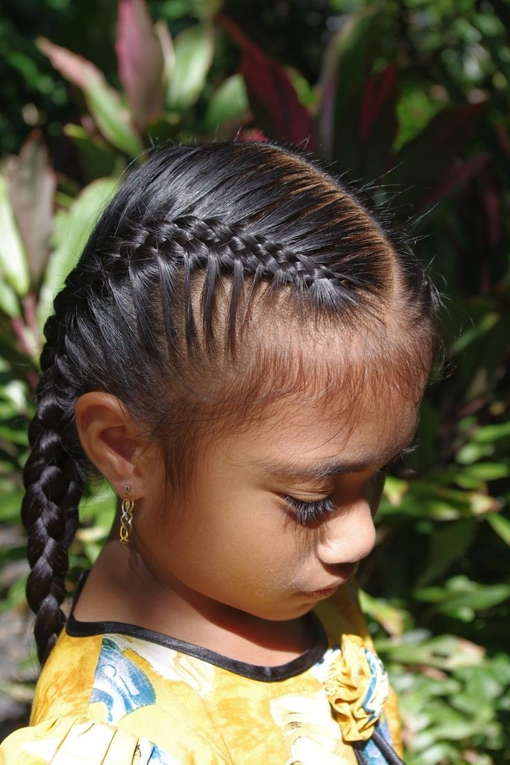 Best ideas about Two Braids Hairstyles With Weave
. Save or Pin Two French Braids With Chinese Bangs – Short Hair Now.