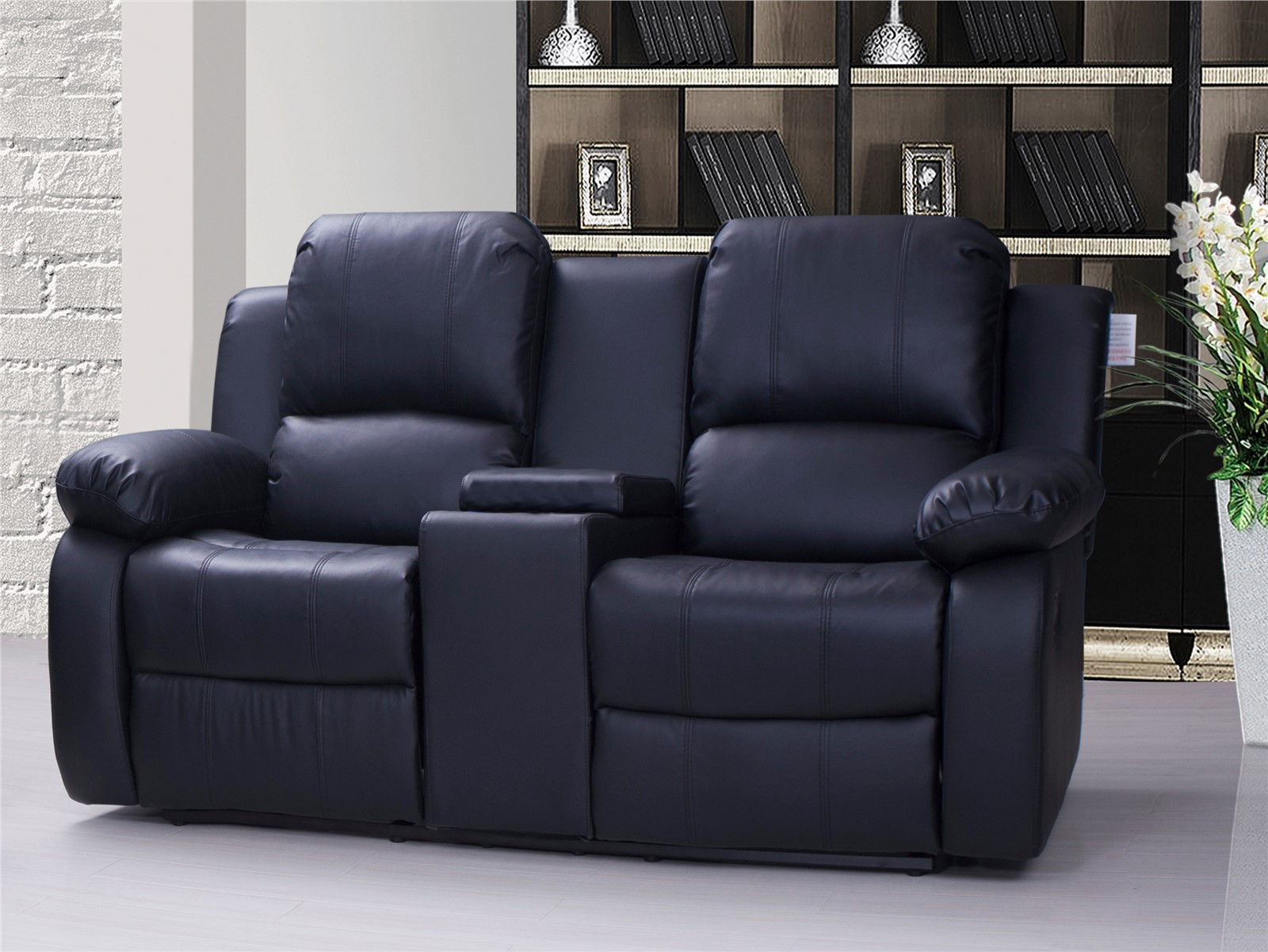 Best ideas about Two Seater Recliner Sofa
. Save or Pin Valencia 2 Seater Leather Recliner Sofa With Drinks Now.