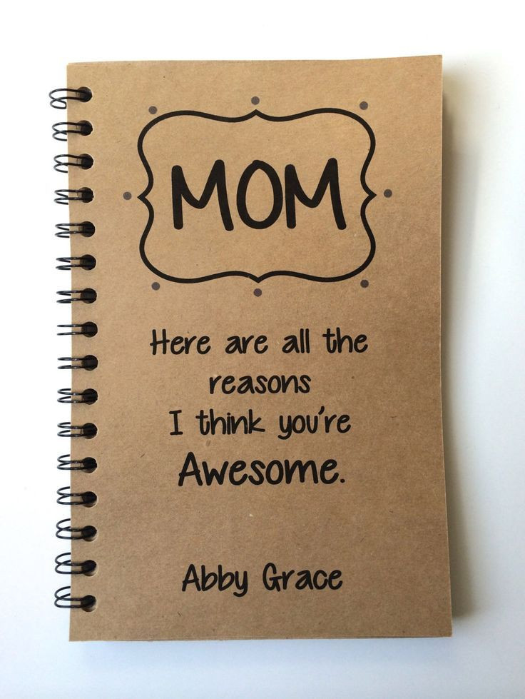 Best ideas about Unique Birthday Gifts For Moms
. Save or Pin Birthday Gift to Mom Mothers Day Gift Notebook Gift Now.