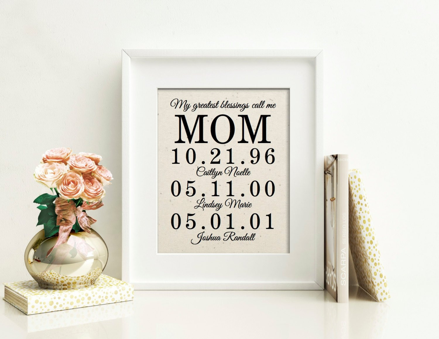 Best ideas about Unique Birthday Gifts For Moms
. Save or Pin Personalized Gift for Mom Birthday Gift for Dad Father of Now.