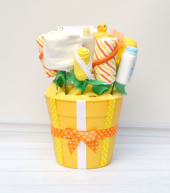 Best ideas about Unisex Baby Gift Ideas
. Save or Pin Baby Gifts Neutral Baby Bath Gift Basket Gender Reveal Now.