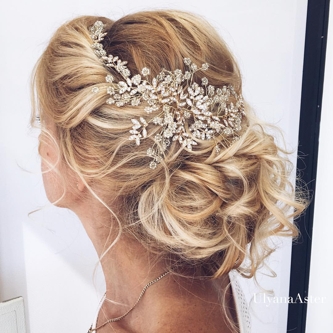 Best ideas about Updo Hairstyle Accessories
. Save or Pin 35 Romantic Wedding Updos for Medium Hair – Wedding Now.