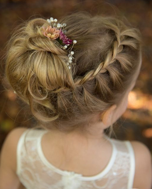 Best ideas about Updo Hairstyles For Girls
. Save or Pin 35 Cute & Fancy Flower Girl Hairstyles for Every Wedding Now.